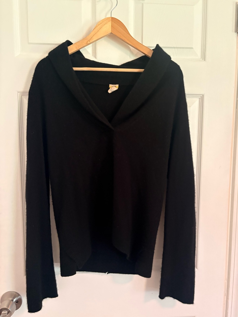 J Crew Cashmere Black Sweater